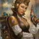 Illustration for article titled Gorgeous Portraits of Steampunks Jetpack-Wearing Superwomen